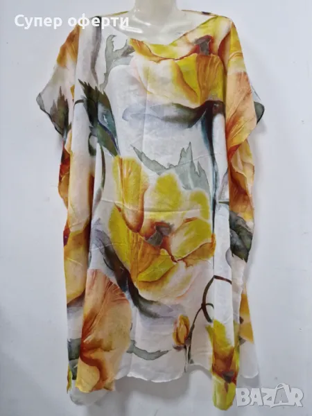 Плажна туника от 100% памук – Стил и комфорт за лятото, снимка 1