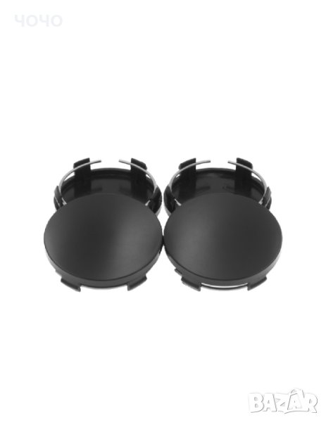 Универсални Капачки за Джанти 56, 58, 60, 62 мм. Цвят: Черно. Комплект 4 бр. НОВИ!, снимка 1