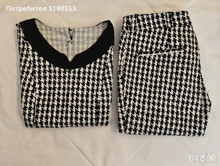 Дамски комплект пепит, снимка 1