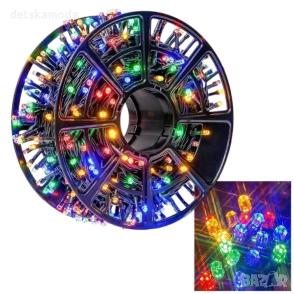 Коледни лампички 30м, снимка 1