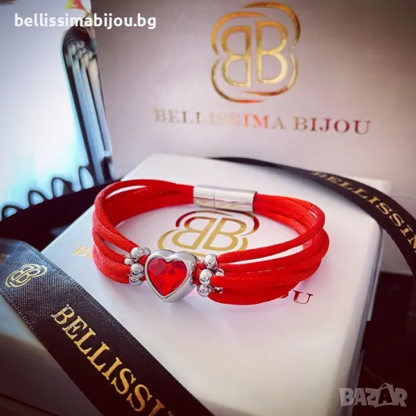 Гривна със Сърце Сваровски/Swarovski, снимка 1