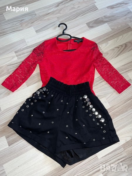 Къси панталонки с риза, снимка 1