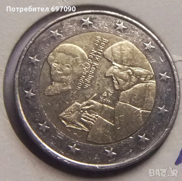 Нидерландия - 2 евро - 2011, снимка 1