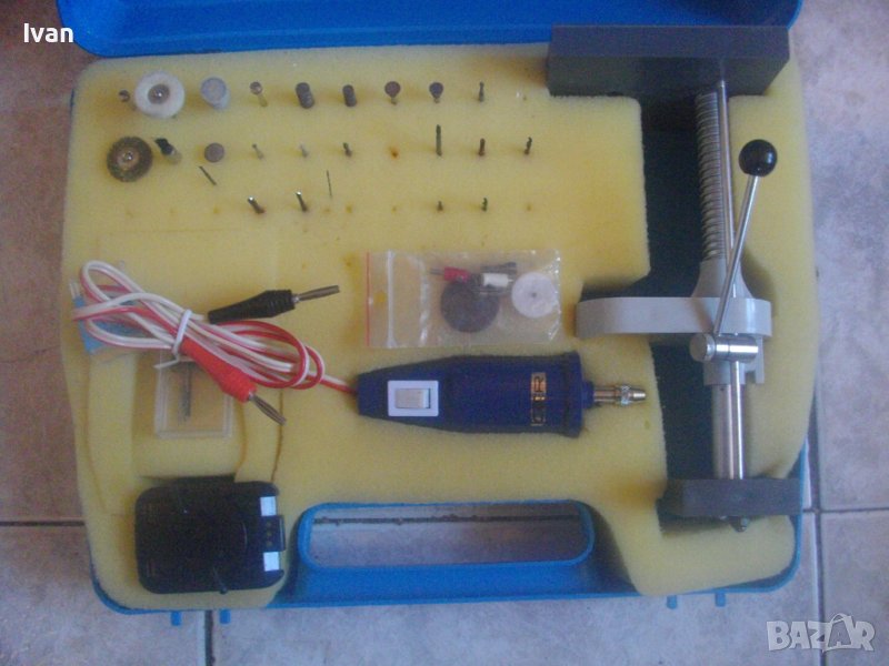 Нова Старо Немско Качество Специализирана Eл. Мини Дрелка-Шлифовалка -Комплект Аксесоари/Стойка-CTR , снимка 1
