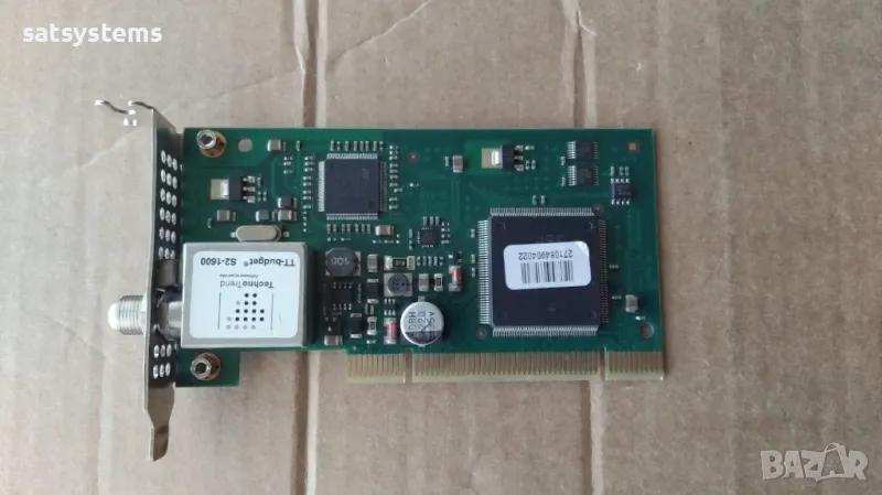 PCI DVB-S/S2 Tuner Card TechnoTrend TT-budget S2-1600 LP , снимка 1