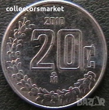 20 центаво 2010, Мексико, снимка 1