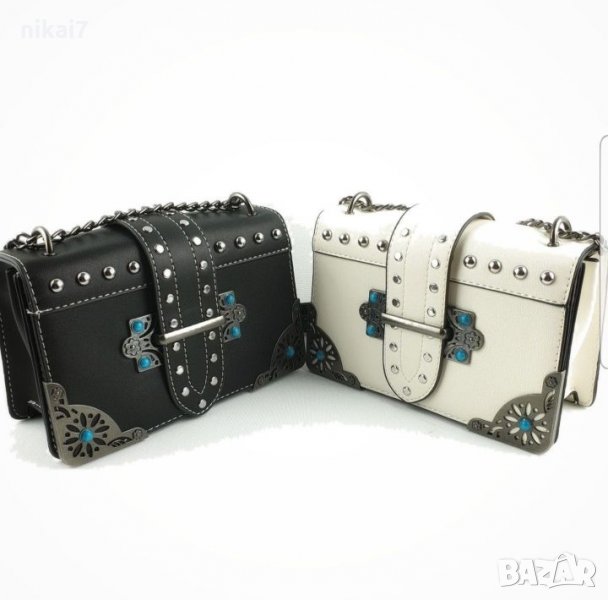 ново дамска чанта кожена с регулируем синджир презрамка , снимка 1