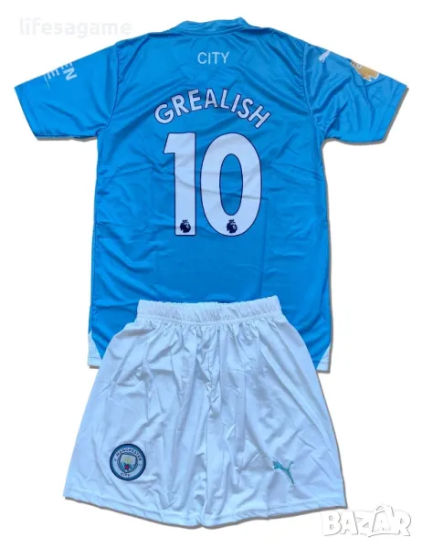 Детско - юношески футболен екип Манчестър Сити Грийлиш Manchester city Grealish, снимка 1