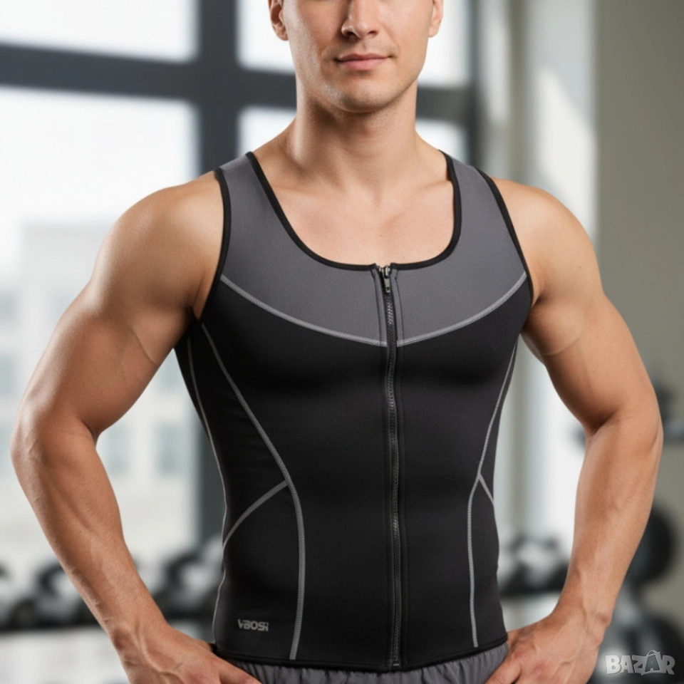 Оформящо спортно облекло за мъже със сауна ефект , снимка 1