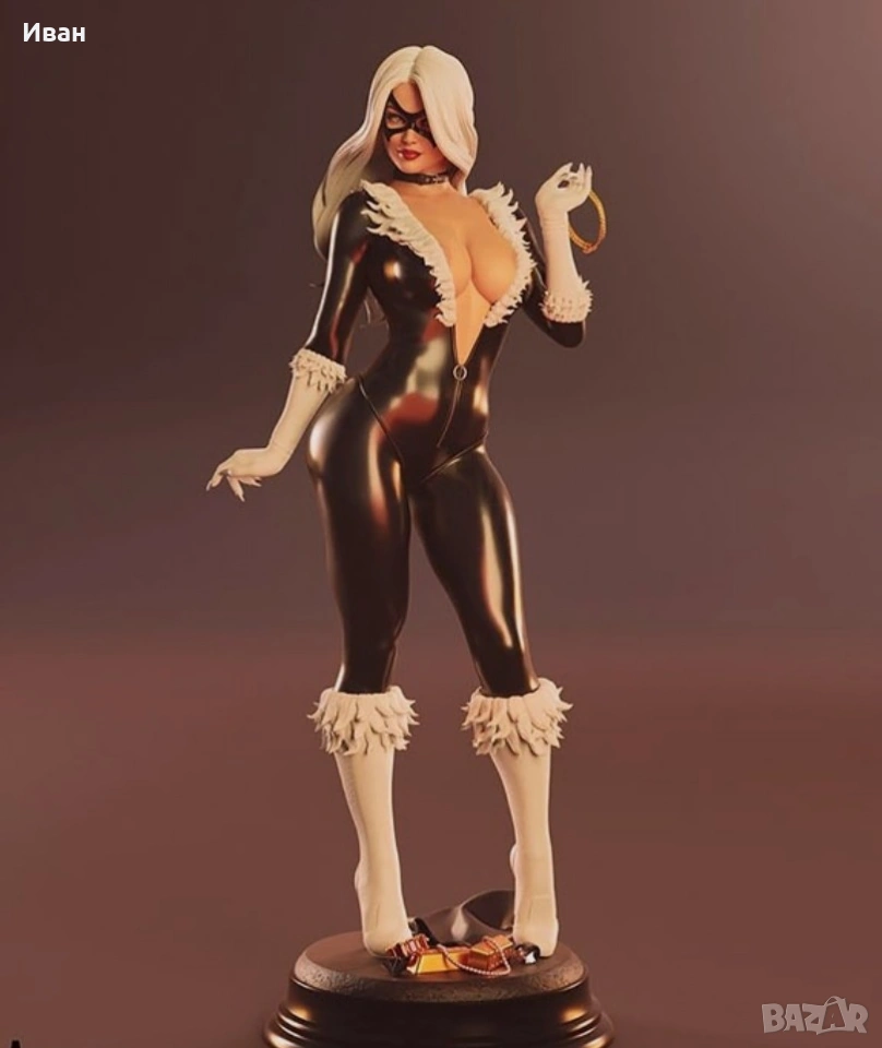 Черната котка на Марвъл в два варианта/Black cat in two forms, снимка 1