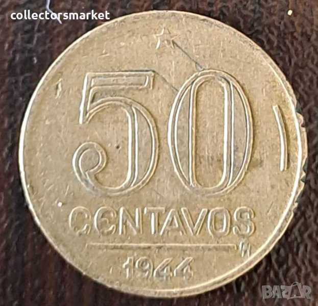 50 центаво 1944, Бразилия, снимка 1