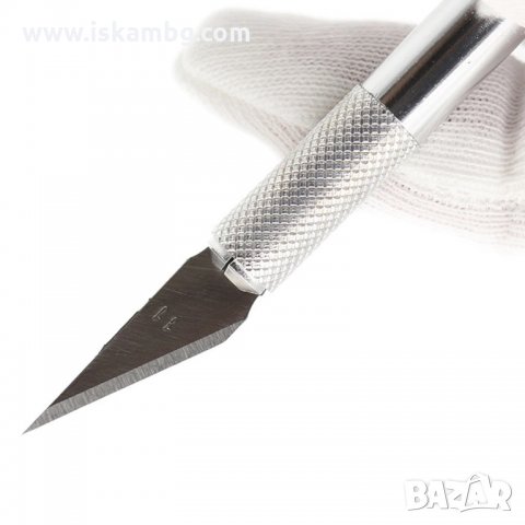 Сладкарски скалпел - остър стоманен нож скалпел резец за рязане декориране на тесто фондан- КОД 3202, снимка 2 - Други стоки за дома - 33554619