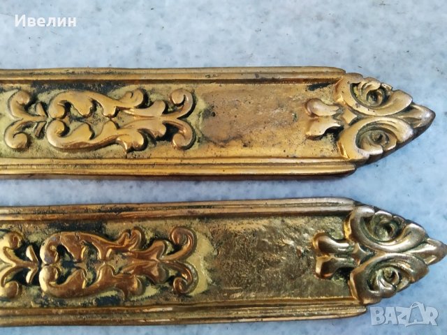 два бронзови шилда за врата , снимка 3 - Антикварни и старинни предмети - 26497558