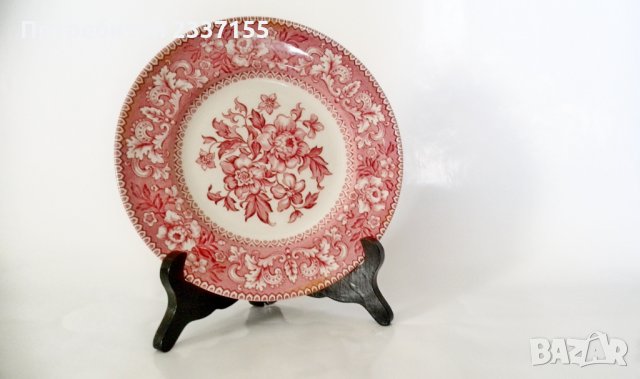 Английски  порцелан чиния, снимка 2 - Колекции - 26627205
