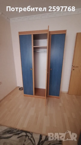 Детско обзавеждане.Единично легло с ракла,двулицев матрак и два гардероба , снимка 9 - Спални и легла - 49782940