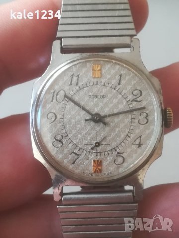 Часовник ПОБЕДА. Made in USSR. Механичен. Мъжки. Vintage watch. POBEDA. СССР. , снимка 6 - Мъжки - 43833305