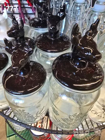 коледни стъклени буркани, снимка 2 - Други - 47733278