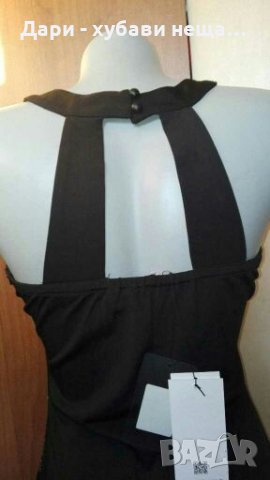 НОВА двупластова рокля, в черно и златисто ПРОМОЦИЯ🌷❤👗S,S/M,M🌷❤👗арт.1102, снимка 5 - Рокли - 32829527