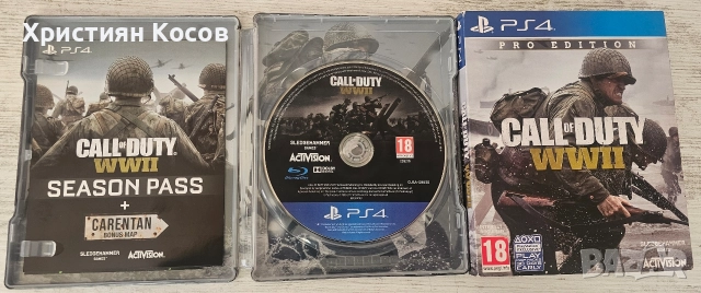 Call Of Duty WW2 Pro Edition Steelbook, снимка 4 - Игри за PlayStation - 52909945