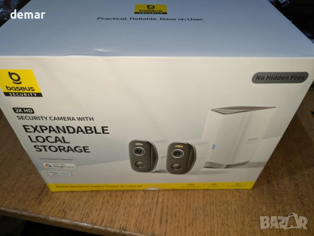 Baseus Безжична външна охранителна система, N1 Комплект с 2 камери, снимка 9 - Комплекти за видеонаблюдение - 53381200