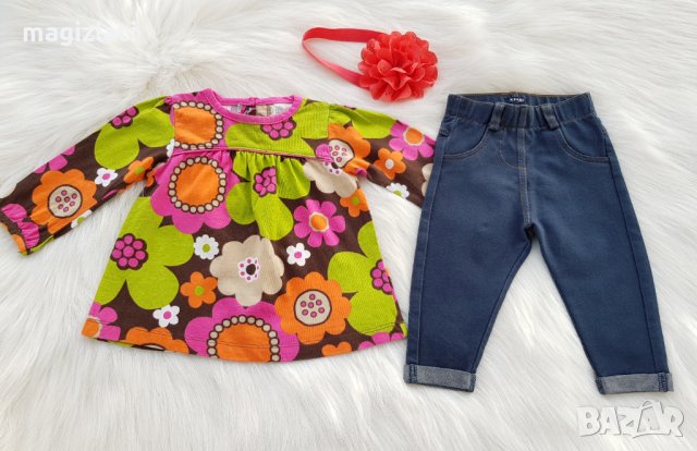 Нов клин и туника Carter*s  9 месеца, снимка 6 - Комплекти за бебе - 28613192