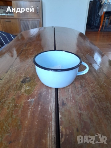 Старо емайлирано канче,чаша #15