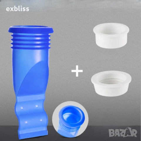 Силиконова клапа за сифон против неприятни миризми и отпадъци 2бр., снимка 4 - Други - 53387627