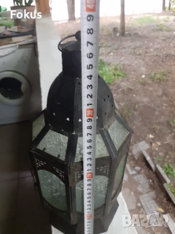 Стар фенер за свещ, снимка 6 - Антикварни и старинни предмети - 53477892