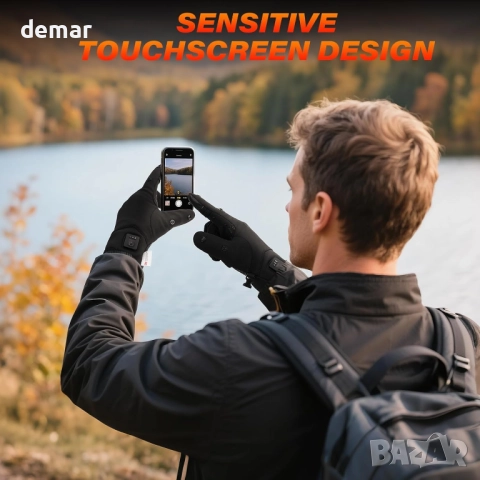 V.Step Отопляеми ръкавици за мъже и жени, акумулаторни, 3 нива, М, снимка 4 - Ръкавици - 52733339