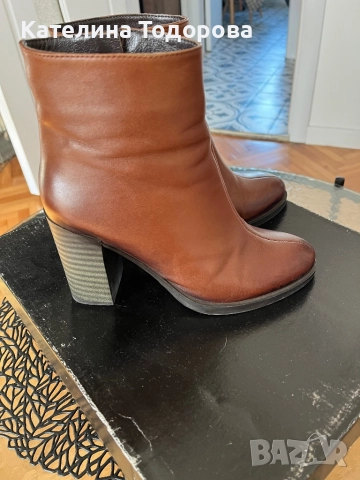 Италинаски боти естествена кожа!, снимка 3 - Дамски боти - 52441341