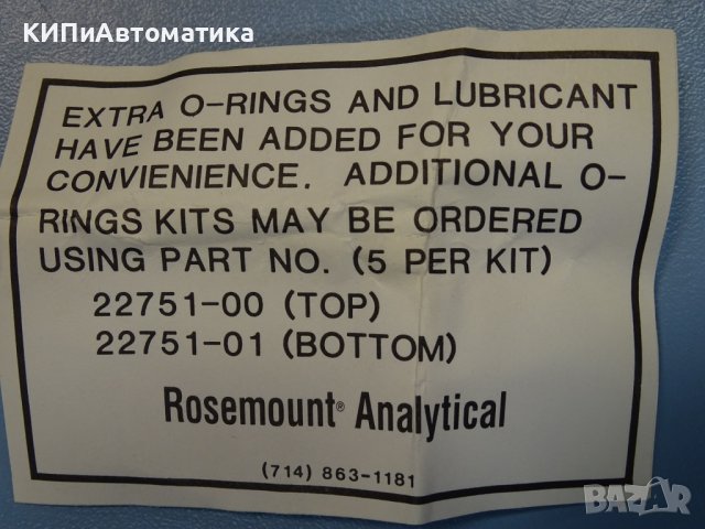 резервен елемент Rosemount Analytical 22751-00, снимка 6 - Резервни части за машини - 37125429