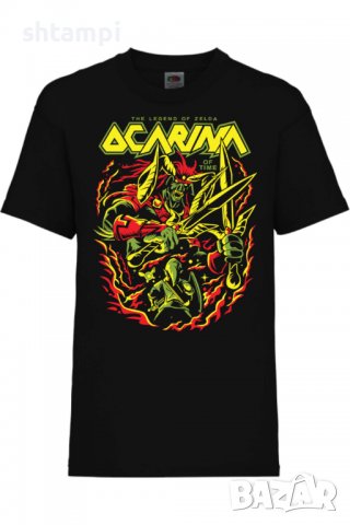 Детска тениска Nintendo Legend of Zelda Ocarina of Time,Игра,Гейм,Геймър,Подарък,Изненада,Повод,