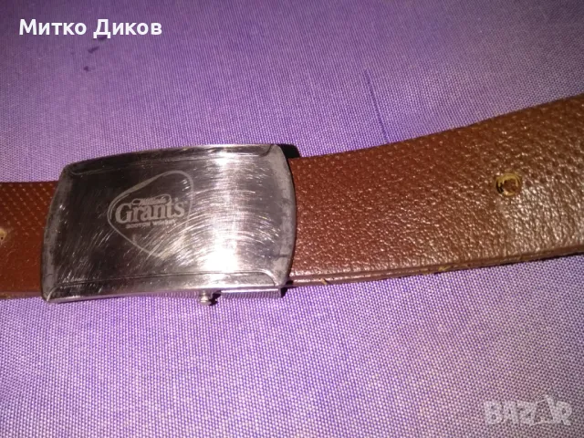 Фламини марков колан естествена кожа 133мм на 33мм нов, снимка 3 - Колани - 49486461