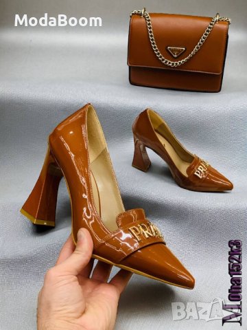 🔝Prada различни цветове стилни дамски комплекти🔝, снимка 8 - Дамски обувки на ток - 43806960