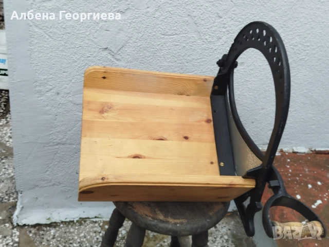 Немска дървена   ретро гилотина , снимка 5 - Колекции - 53028269