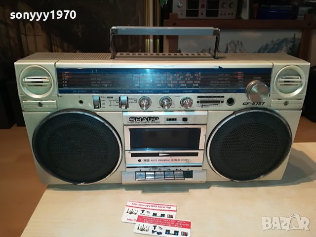 SHARP GF-5757Z 1109221619, снимка 10 - Радиокасетофони, транзистори - 37968261