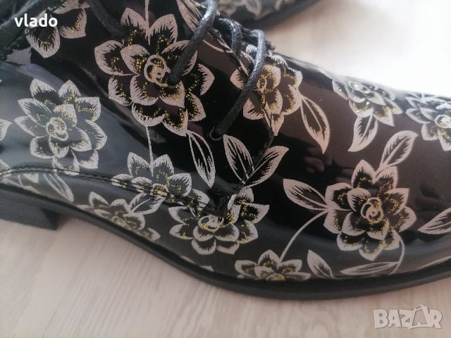 Мъжки лачени официални обувки , снимка 5 - Официални обувки - 40594100