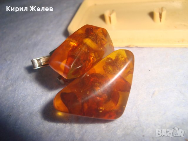 СТАРИ РУСКИ КЕХЛИБАРЕНИ БУТОНЕЛИ НАТУРАЛЕН БАЛТИЙСКИ КЕХЛИБАР СССР с КУТИЙКА 26247, снимка 11 - Антикварни и старинни предмети - 37620064