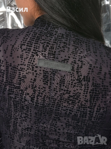 Черна мини рокля, снимка 5 - Рокли - 52683378