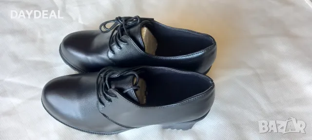 Дамски обувки с дебел ток,номер 41,отговаря на 40, снимка 2 - Дамски обувки на ток - 50071504