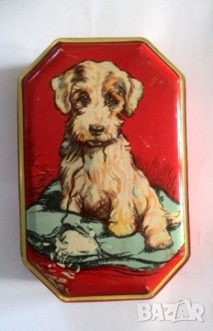 Английска кутия от 1940's Puppy Dog, снимка 3 - Антикварни и старинни предмети - 37500472