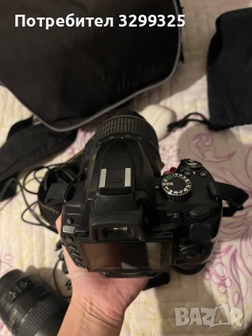 Nikon D5000 + 2 обектива NIKON 18-55mm DX , + NIKON 55-300mm DX, снимка 2 - Фотоапарати - 52726402