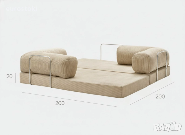 Компресиран, ортопедичен диван Forest tales, размер 2000х1000х700 мм, снимка 12 - Дивани и мека мебел - 52922713