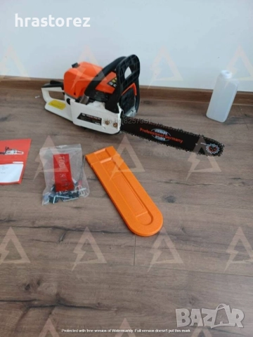 Бензинова резачка за дърва - МОТОРЕН ТРИОН 62 куб. см - Топ Цена, снимка 4 - Градинска техника - 51597464