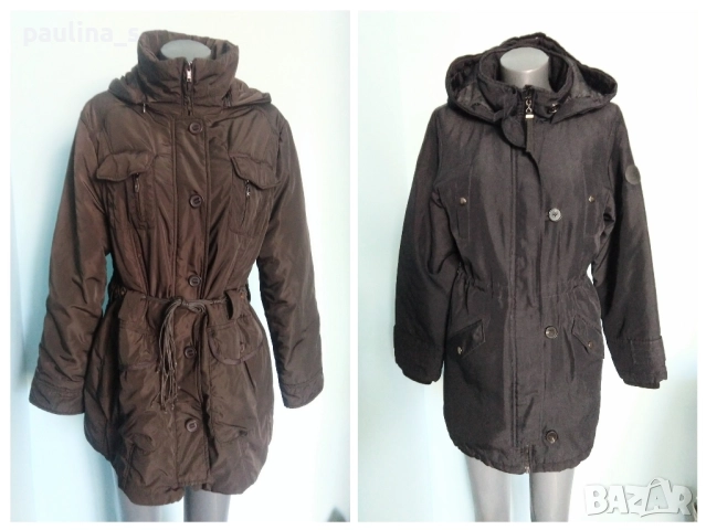 Два броя / Топла дамска парка / палто / яке с дебел хастар "Vero Moda" и "Clarina" 