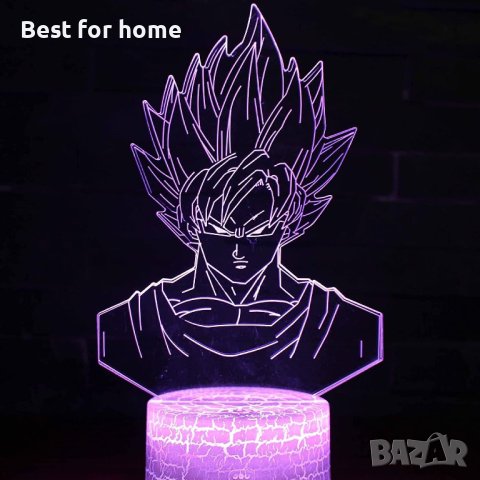 3D аниме лампа с Shen- мулти цветове, снимка 2 - Статуетки - 43460353