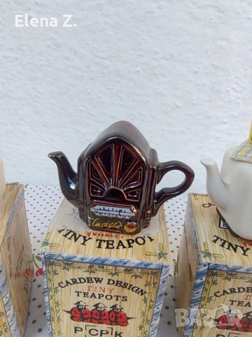 5 миниатюрни чайника Paul Cardew Tiny Teapots, снимка 7 - Колекции - 52798432