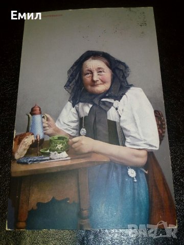 Стара пътувала карта Helvetia, снимка 1