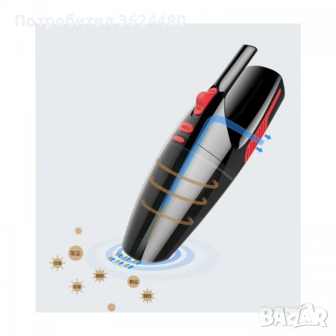 Мини Прахосмукачка за кола с Хепа филтър с 4 приставки, снимка 12 - Аксесоари и консумативи - 39549741