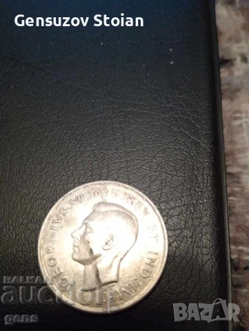 Канада 50 цента 1945, снимка 2 - Нумизматика и бонистика - 53455903